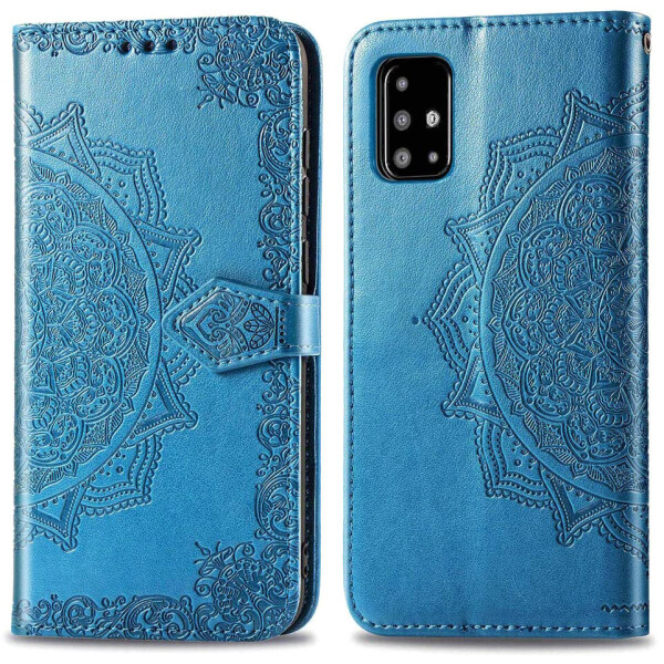 

Кожаный чехол (книжка) Art Case с визитницей для Samsung Galaxy A71 Синий (6116863)