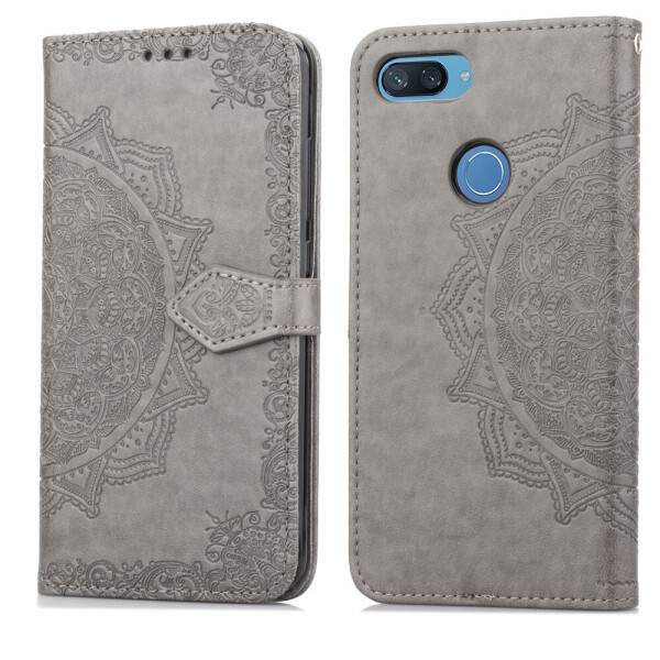 

Кожаный чехол (книжка) Art Case с визитницей для Xiaomi Mi 8 Lite / Mi 8 Youth (Mi 8X) Серый (3367888)