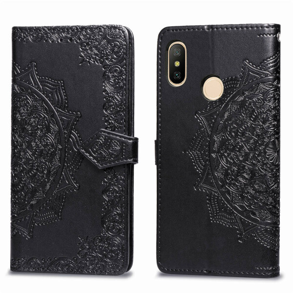 

Кожаный чехол (книжка) Art Case с визитницей для Xiaomi Mi Max 3 Черный (2999855)