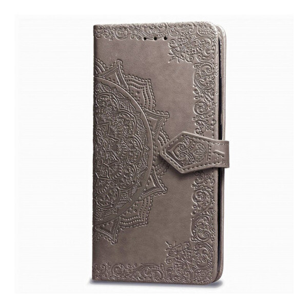 

Кожаный чехол (книжка) Art Case с визитницей для Xiaomi Redmi 6A Серый (8458885)