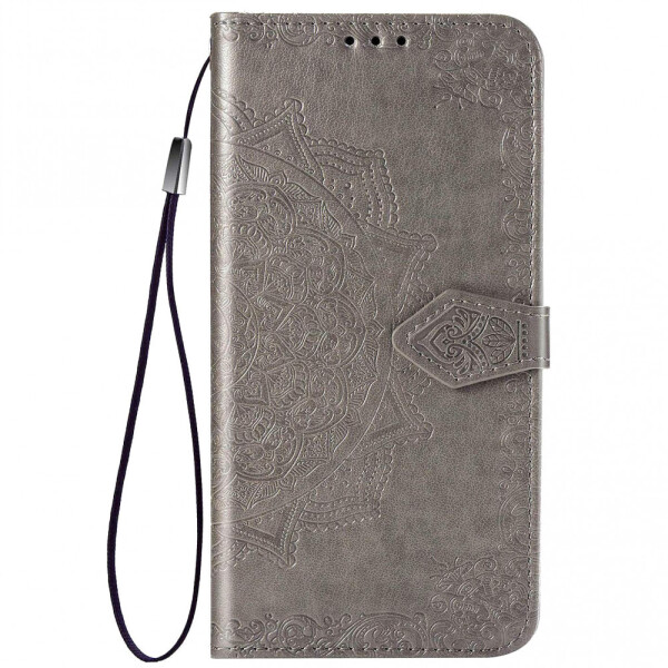 

Кожаный чехол (книжка) Art Case с визитницей для Xiaomi Redmi 7 Серый (9107049)