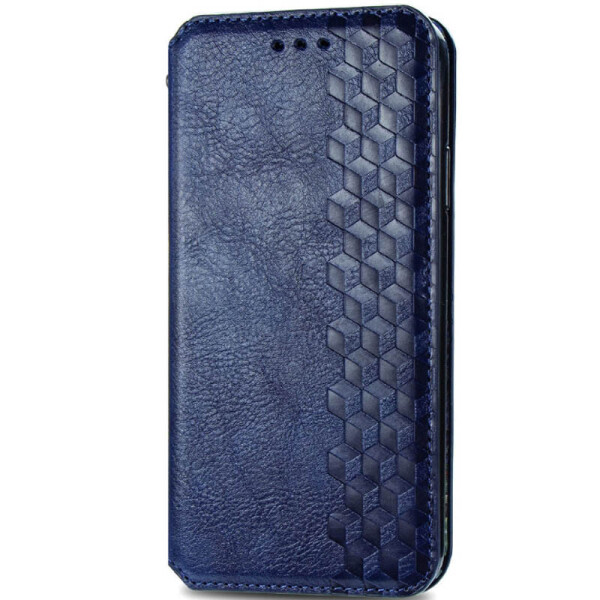 

Кожаный чехол книжка GETMAN Cubic (PU) для Xiaomi Redmi 9 Синий (9297351)