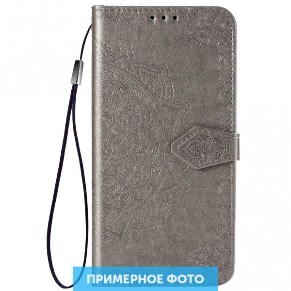 

Кожаный чехол (книжка) Art Case с визитницей для Xiaomi Redmi 8a Серый (342789)