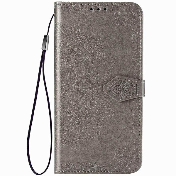 

Кожаный чехол (книжка) Art Case с визитницей для Xiaomi Redmi 9 Серый (6258441)