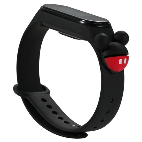 

Силиконовый ремешок Cartoon Face для Xiaomi Mi Band 5 Черный/Микки Маус (2960957)