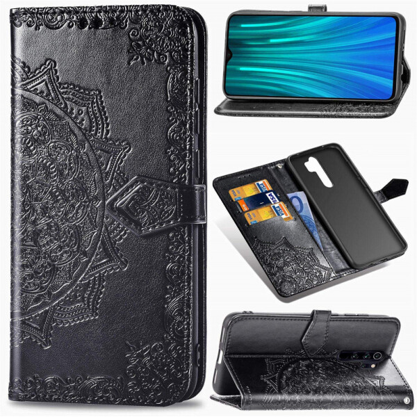 

Кожаный чехол (книжка) Art Case с визитницей для Xiaomi Redmi Note 8 Pro Черный (9371782)