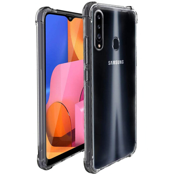 

TPU чехол Epic Ease с усиленными углами для Samsung Galaxy A20s Прозрачный / Transparent (8406447)