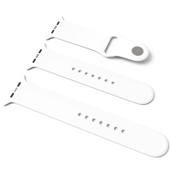 

Силиконовый ремешок для Apple Watch Sport Band 42/44 (S/M & M/L) 3pcs Белый/White (2215499)