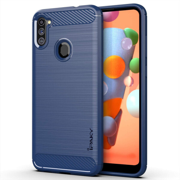 

TPU чехол iPaky Slim Series для Samsung Galaxy A11 Синий (6119901)