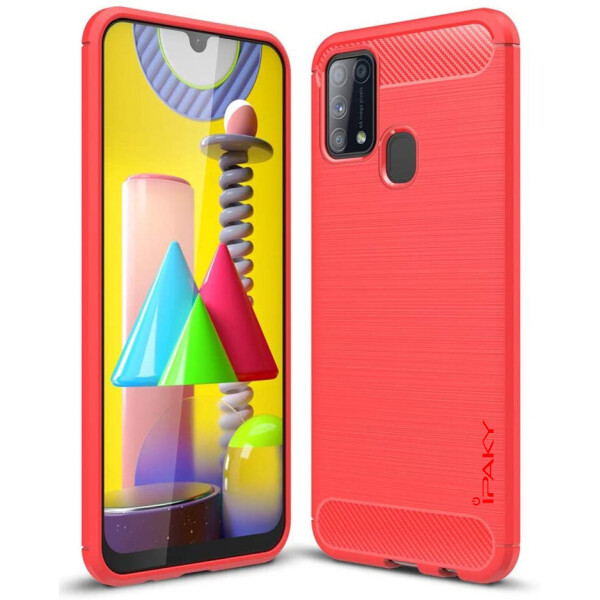 

TPU чехол iPaky Slim Series для Samsung Galaxy M31 Красный (3084021)
