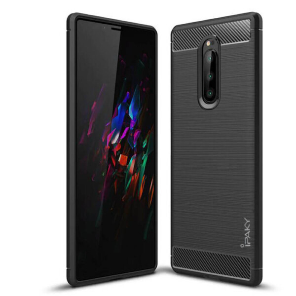 

TPU чехол iPaky Slim Series для Sony Xperia 1 Черный (7943119)