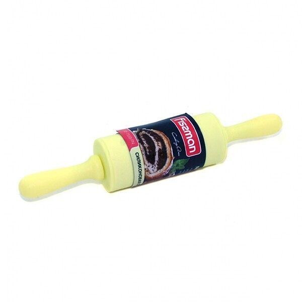 

Скалка силиконовая желтая Fissman 23x4,5 см AY-7559.PN