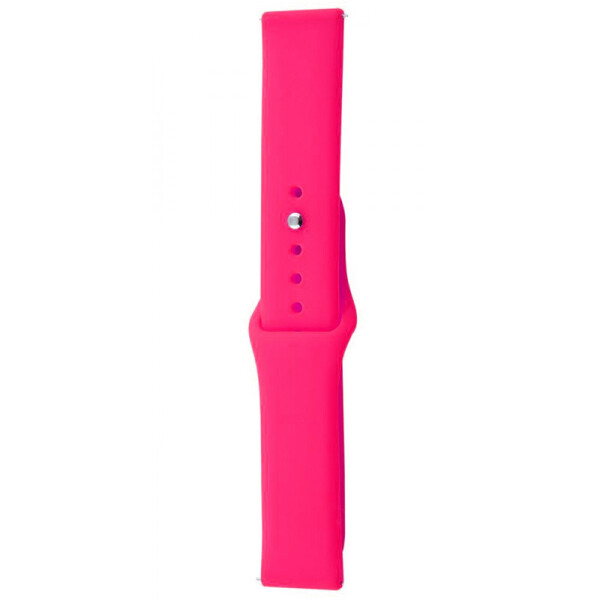 

Силиконовый ремешок Sport для Xiaomi Amazfit/Samsung 20 mm Розовый/Barbie pink (4397504)