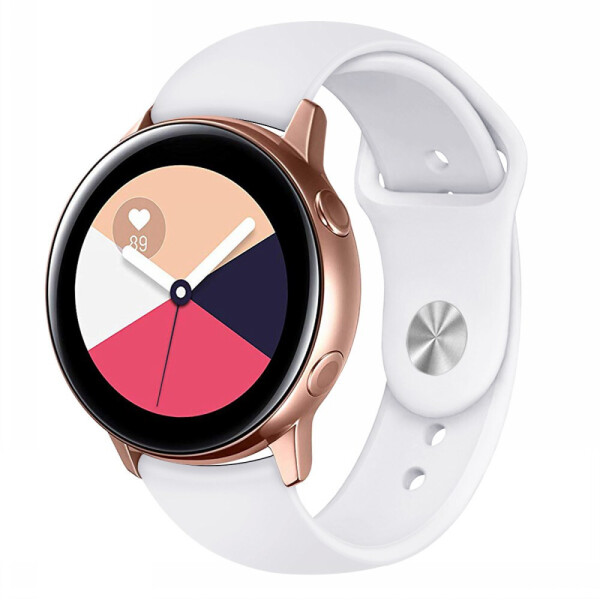 

Силиконовый ремешок Sport для Xiaomi Amazfit/Samsung 20 mm Белый/White (7952364)