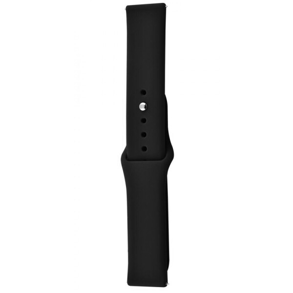 

Силиконовый ремешок Sport для Xiaomi Amazfit/Samsung 20 mm Черный/Black (8721454)