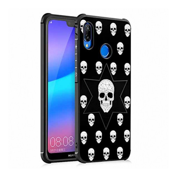

Противоударный TPU чехол Sweet Art для Huawei P20 Lite Череп (6631390)
