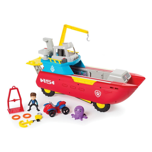 

Игровой набор Большой спасательный корабль Морской патруль Paw Patrol Sea Patroller Transforming Vehicle with Lights and Sounds Spin Master 20088588