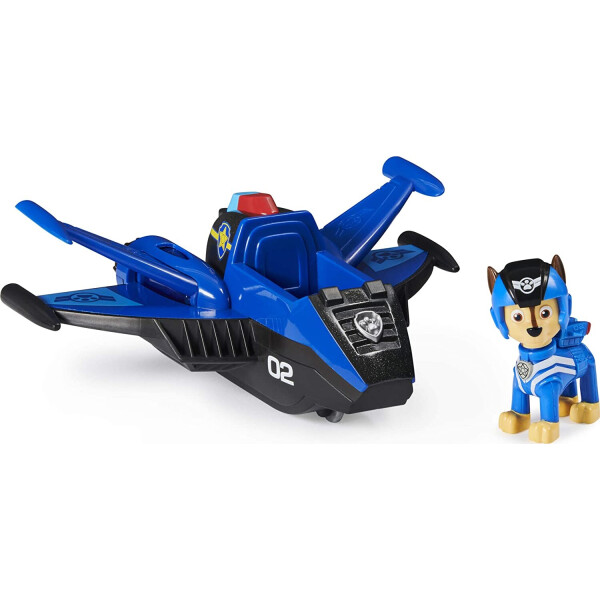 

Щенячий патруль Самолет Чейза свет звук Paw Patrol Jet to The Rescue Chase’s Deluxe Transforming Vehicle 6059440