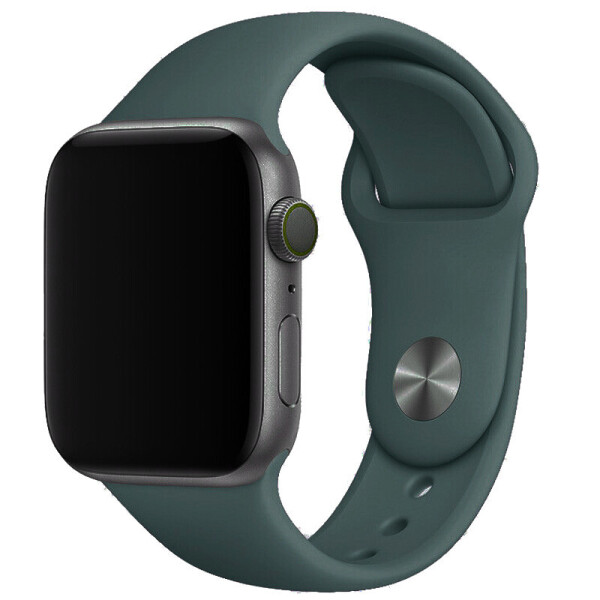 

Силиконовый ремешок для Apple watch 38mm/40mm Зеленый/Dark green (5675994)