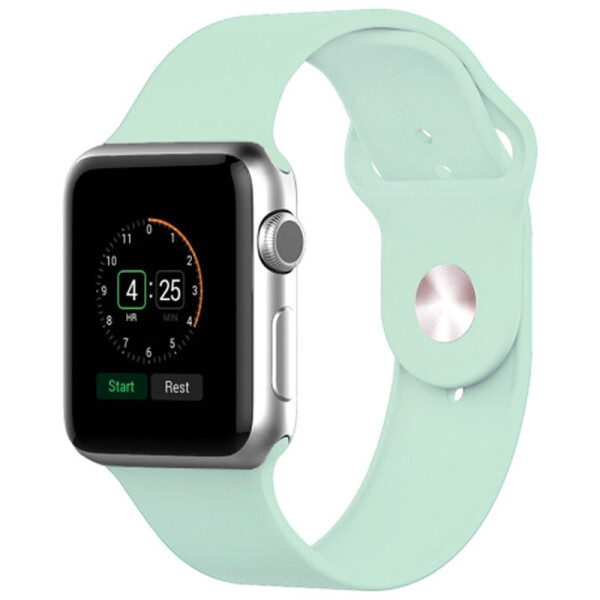 

Силиконовый ремешок для Apple watch 38mm/40mm Бирюзовый/Turquoise (5850548)