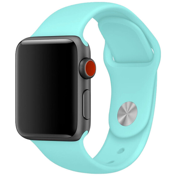 

Силиконовый ремешок для Apple watch 38mm/40mm Бирюзовый/Marine Green (6104926)