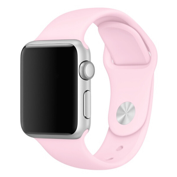 

Силиконовый ремешок для Apple watch 38mm/40mm Розовый/Light pink (1378410)