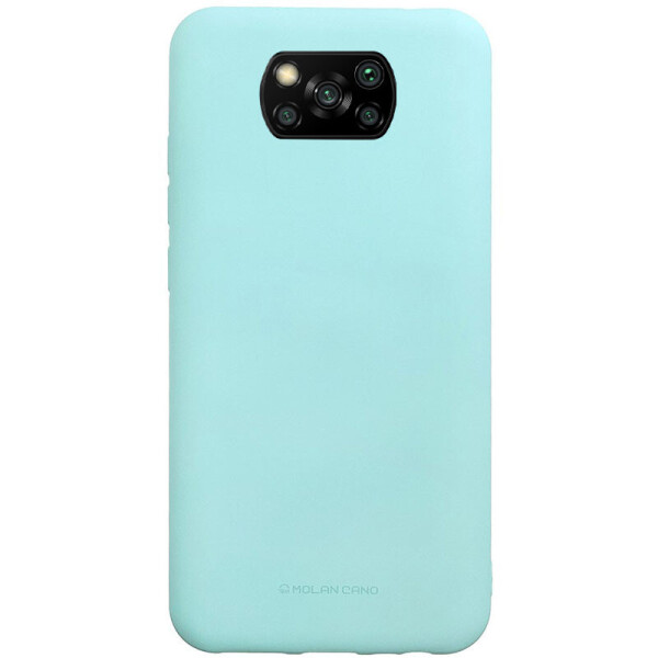 

TPU чехол Molan Cano Smooth для Xiaomi Poco X3 NFC Бирюзовый (7850993)