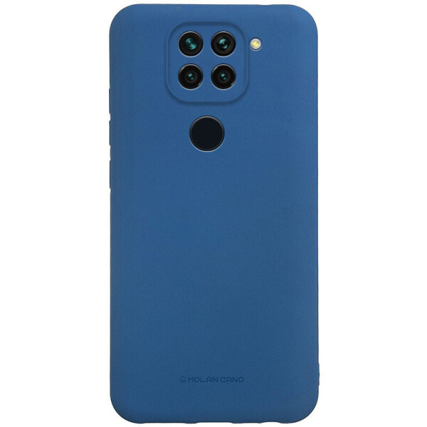 

TPU чехол Molan Cano Smooth для Xiaomi Redmi Note 9 / Redmi 10X Синий (4850937)