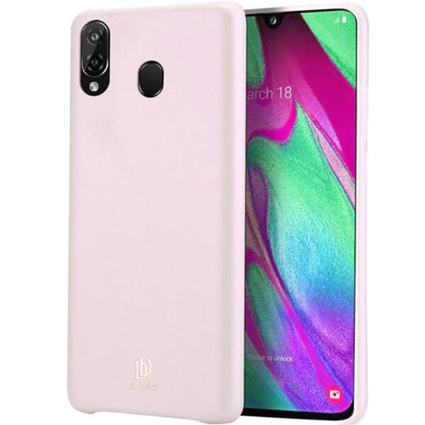 

Кожаная накладка Dux Ducis для Samsung Galaxy M20 Розовый (4141388)