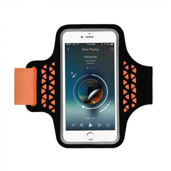 

Спортивный чехол на руку для телефона Haissky до 5,0 дюйма Оранжевый (221655)