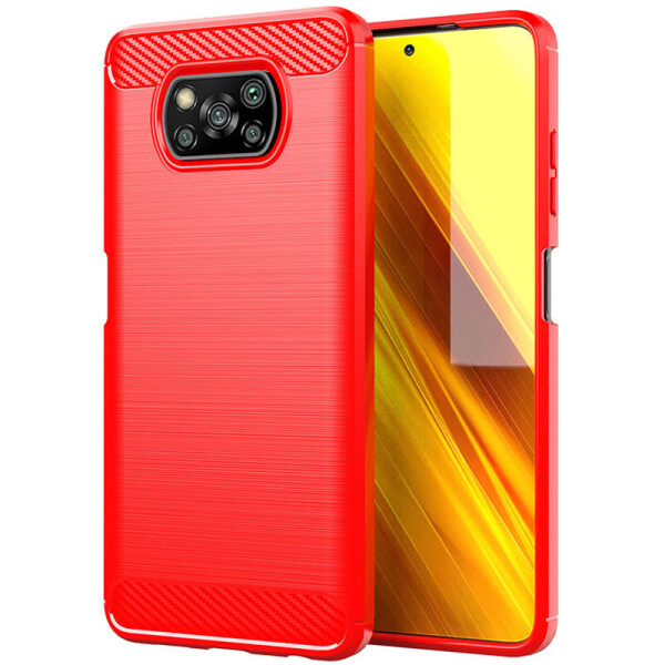

TPU чехол Slim Series для Xiaomi Poco X3 NFC Красный (9397066)