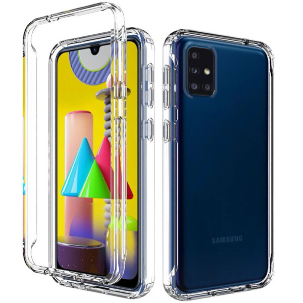

Чехол TPU+PC Full Body с защитой 360 для Samsung Galaxy A51 Прозрачный (7529492)