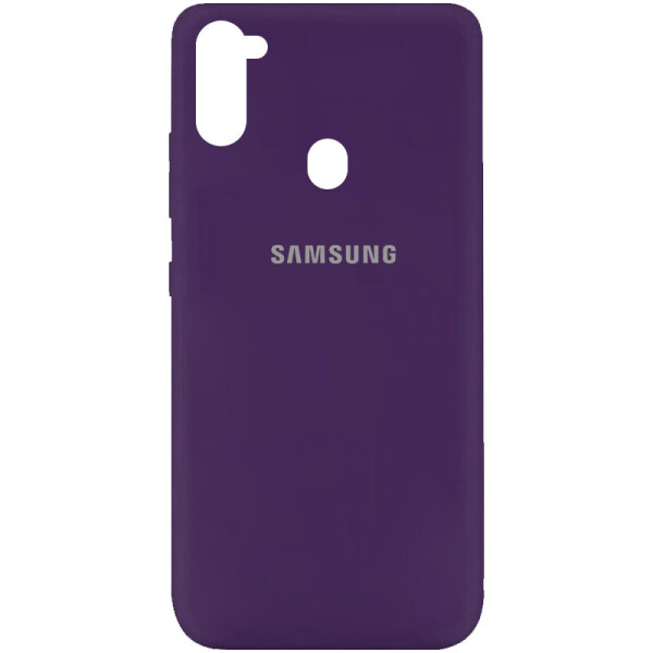 

Чехол Silicone Cover My Color Full Protective (A) для Samsung Galaxy A11 Фиолетовый / Purple (2510333)
