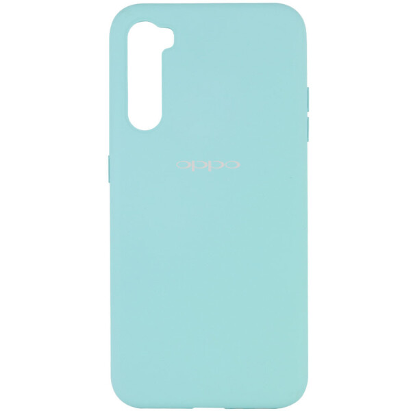 

Чехол Silicone Cover Full Protective (A) для OPPO Realme 6 Бирюзовый / Ice Blue (166686)