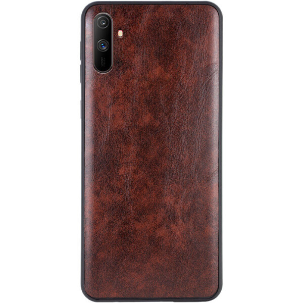 

Кожаный чехол Lava для Realme C3 (dual camera) Темно-коричневый (9424730)