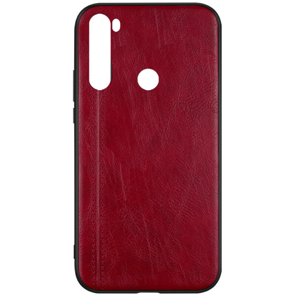 

Кожаный чехол Line для Xiaomi Redmi Note 8T Красный (5251790)