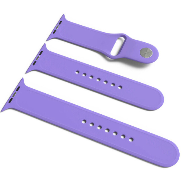

Силиконовый ремешок для Apple Watch Sport Band 38 / 40 (S/M & M/L) 3pcs (Сиреневый / Dasheen) (1057964)