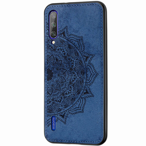 

TPU+Textile чехол Mandala с 3D тиснением для Xiaomi Mi A3 (Синий) (718022)