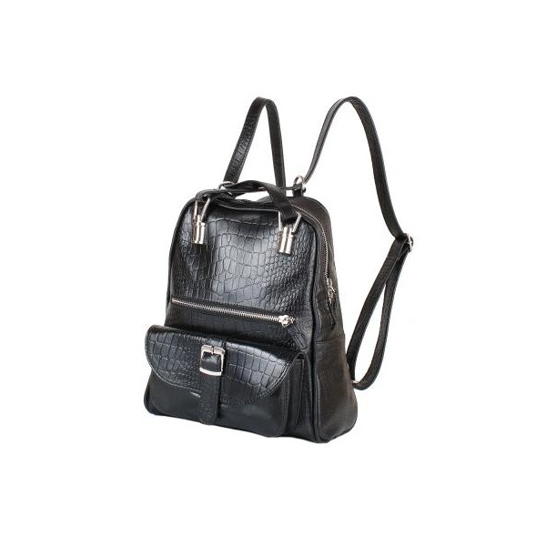 

Рюкзак городской Laskara LK-DM229-croco-black