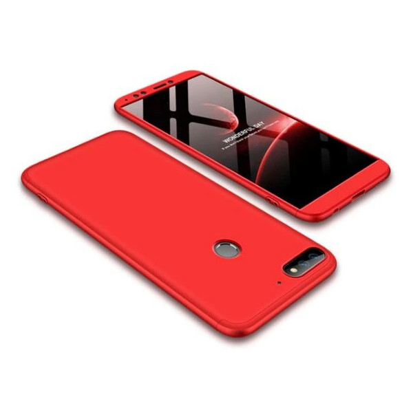 

Пластиковая накладка GKK LikGus 360 градусов для Huawei Y7 Prime (2018) (Красный) (623434)