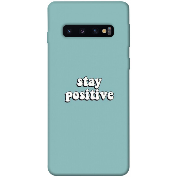 

Чехол Stay positive для Galaxy S10 (2019) (1069419)