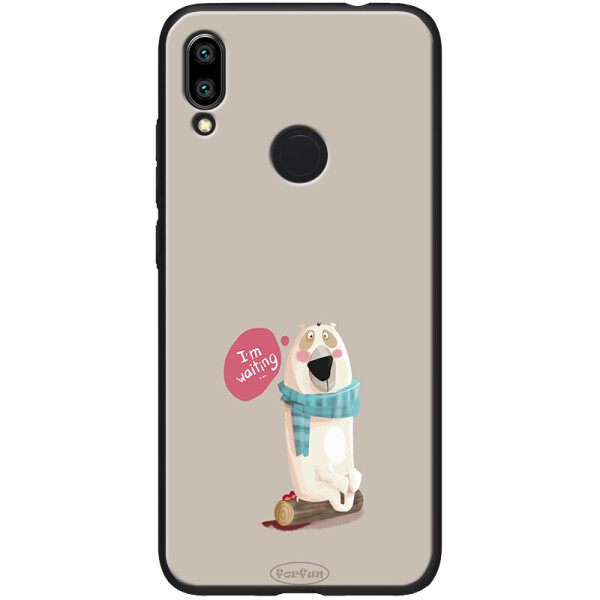 

TPU+PC чехол ForFun для Xiaomi Redmi Note 7 (I am waiting / Серый) (788389)