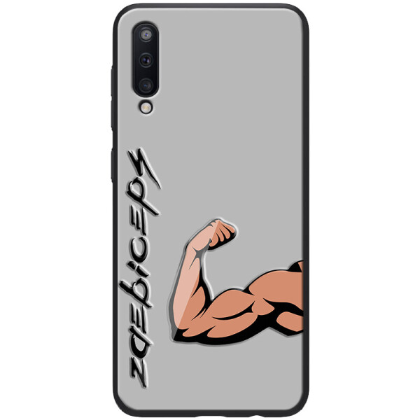 

TPU+PC чехол ForFun для Xiaomi Mi A3 (Бицепс / Серый) (748777)