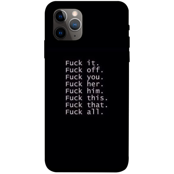 

Чехол F_ck it для iPhone 11 Pro (1074451)