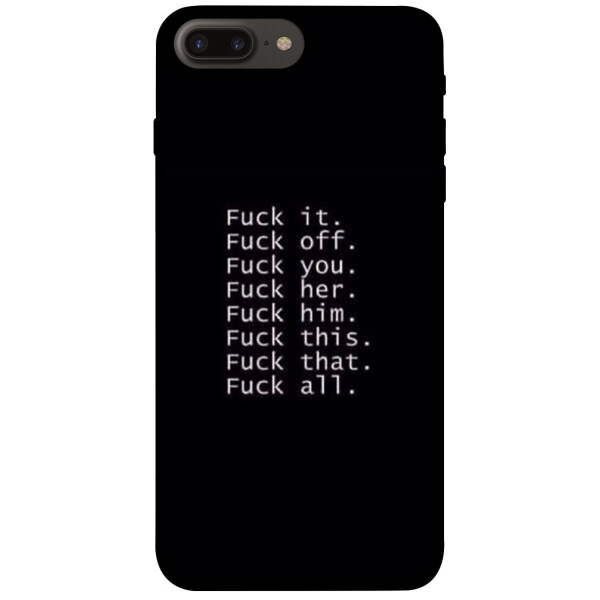

Чехол F_ck it для iPhone 7 plus (5.5";) (1074456)