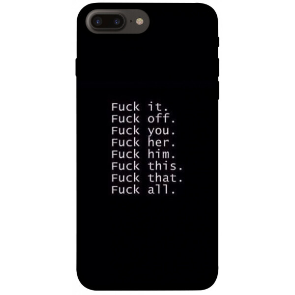 

Чехол F_ck it для iPhone 8 Plus (1074558)