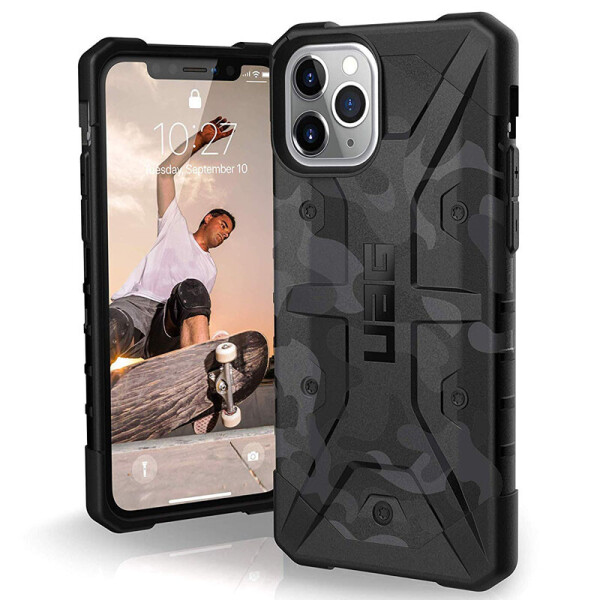 

Ударопрочный чехол UAG Pathfinder камуфляж для Apple iPhone 11 Pro Max (6.5";) (Серый) (789994)