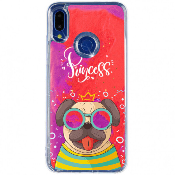 

TPU+PC чехол ForFun Neon sand для Xiaomi Redmi Note 7 (Сиреневый пес в очках) (769910)