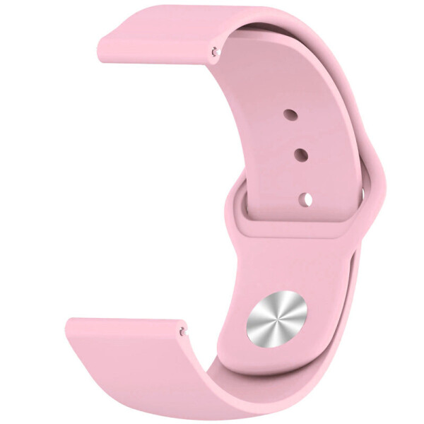 

Силиконовый ремешок Sport для Xiaomi Amazfit/Samsung 20 mm (Розовый / Light pink) (925588)