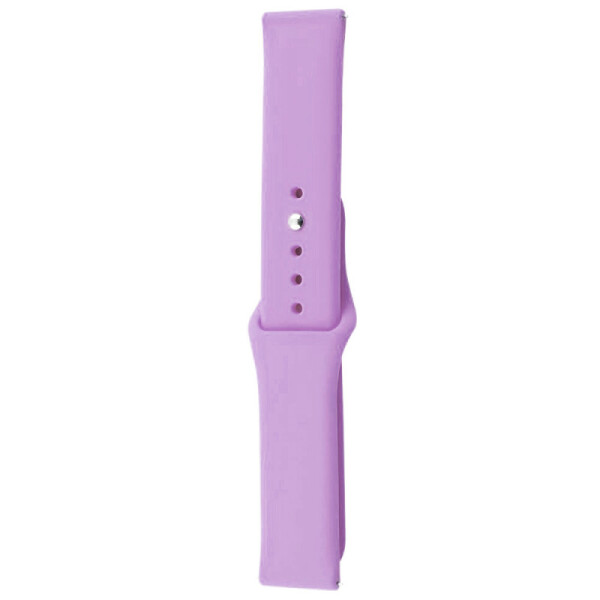 

Силиконовый ремешок Sport для Xiaomi Amazfit/Samsung 20 mm (Сиреневый / Lilac) (1081010)